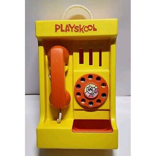 Vintage Playskool Play Phone With Coins