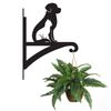 New Cat and Dog Silhouette Iron Hanging Basket Bracket