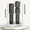 Flashlight High Power Telescopic Zoom LED Rechargeable Torch
