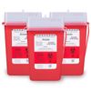Sharps Container for Home Use and Professional 1 Quart (3-Pack) by Alcedo | B...