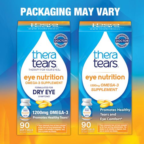 TheraTears Omega 3 Supplement, 1200mg, 90 ct (Pack of 1)