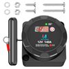 Dual Battery Isolator Kit,12V 140A LCD Display Voltage Sensitive Relay VSR Relay