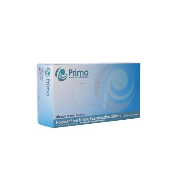 Primo Nitrile Exam Gloves X-Small 100/Bx Powder Free Medical/Dental Grade Purple