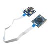 ZDE RP2040-Tiny Mini Development Board Based on Raspberry Pi Microcontroller RP2040 Dual Core Arm Cortex M0+ Processor with USB Port Adapter Board and FPC cable Support C/C++ MicroPython Arduino