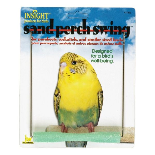 JW Pet Insight Sand Perch Swing Bird Toy Small