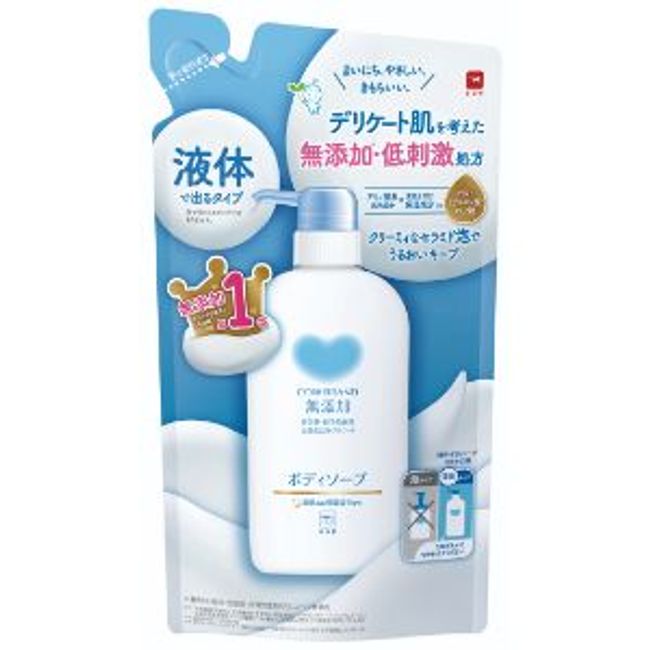 &quot;Milk Stone Kyoshinsha&quot; Cow Brand Additive-Free Body Soap Refill 380ml