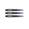 RED DRAGON Nitrotech Ionic Intermediate Black Dart Stems - 2 sets per pack (6 stems in total)