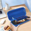 Hermitshell Nintendo Switch 2 Controller Hard Travel Case (Case Only) (Sizes: Small/Large) (Blue, Large)