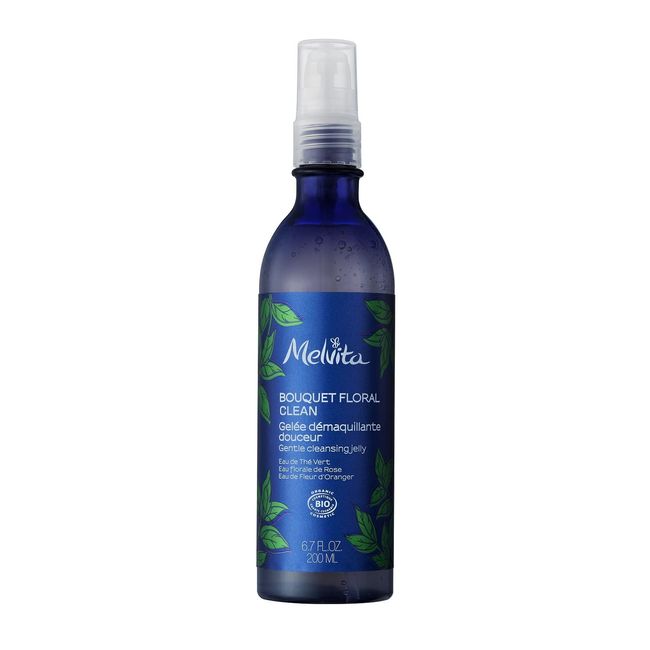 Melvita Flower Bouquet, Clean, Cleansing & Wash, 6.8 fl oz (200 ml) Cleansing Garden Floral Scent