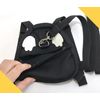 IMAI COMPANY Stray String Backpack (Strawberry), (Feathers) Black