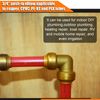 6-Pack 3/4 push type brass elbow Fitting for Copper, PEX, CPVC