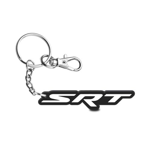 iPick Image for SRT Logo Custom Laser Cut with UV Full-Color Printing Acrylic Charm Key Chain