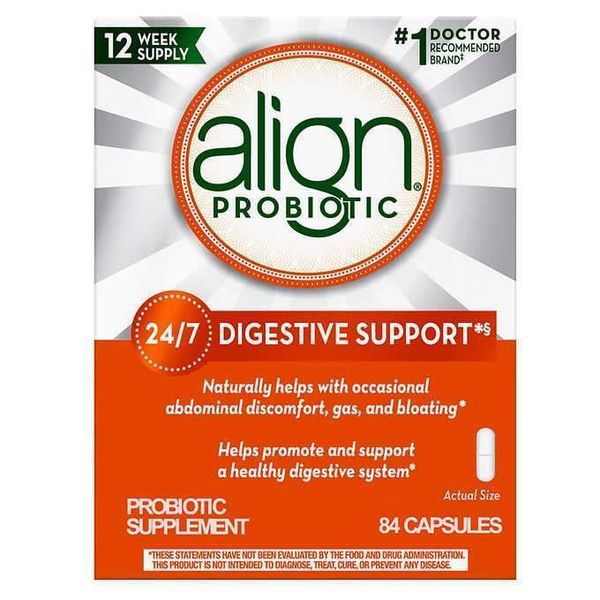 align Daily Probiotic Supplement, 84 Capsules, EXP 07/25+