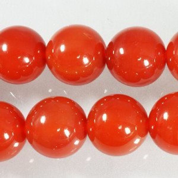 Natural Stone Red Agate 大玉 Round 18 mm