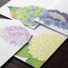 Midori 87166006 Early Summer Letter, 4 Patterns, Hydrangea
