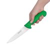 Hygiplas C864 Cooks Knife, 6.5", Green