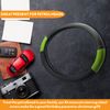 XtremeAuto Universal Car/Van Steering Wheel Cover Sleeve Glove (Red)