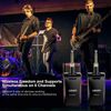  LEKATO Wireless Guitar System 2.4G Transmitter Receiver 6Channel 1/4''1/8''Plug