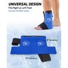 Pro Ice Ankle & Foot Ice Therapy Wrap - Ankle Ice Pack Wrap for Sprained Ankles, Plantar Fasciitis, Achilles Tendonitis, and Swelling Feet - Reusable Ice Packs for Injuries Included - PI 500