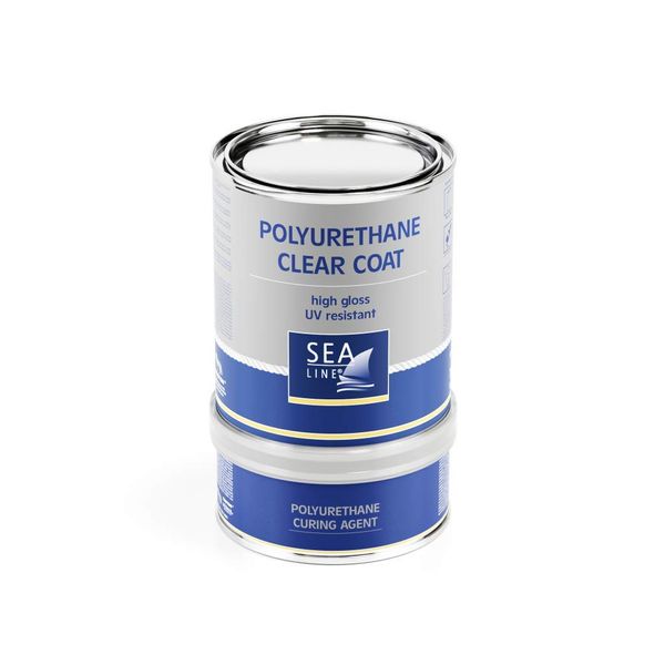 Sea Line Polyurethane Clear Varnish, 0.75 Litres