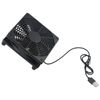 120mm Silent Low Vibration Laptop Fan with Switch Switch for Modem Router Tablet Black