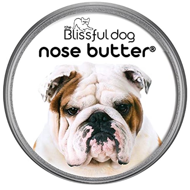 The Blissful Dog NBFF-1OUNCE-BULLDOG Unscented Bulldog Nose Butter - Dog Nose Butter, 1 Ounce