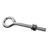 Plain Eye Bolt Welded Stainless Steel - 1/4" x 4"