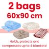 Lavatelli vaccum Storage Bag, 60 x 90 cm
