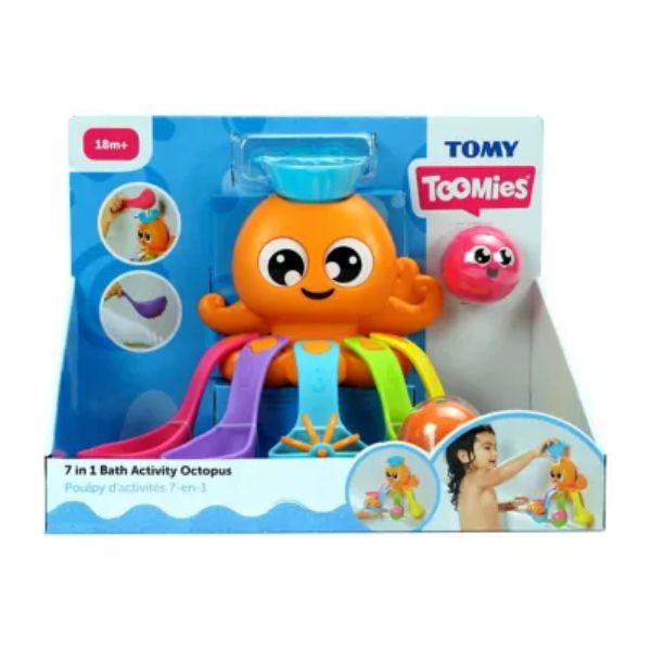 Toomies 7 In 1 Bath Activity Octopus Playset
