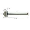 16" Strap Hinge with Triangle Base Zinc Plated for Doors