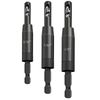 1/4" Hex Shank Self Centering Hinge Drill Bit Set 3/32",7/64",1/8" Clic-Change VIX Bit for Screw Size#6#8#10