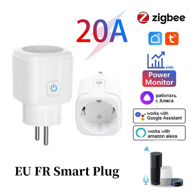 Smart Plug Power Monitor Zigbee, Zigbee Wifi Socket Timer