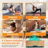 Essential Oil Diffusers, Flame Air Diffuser, 200ml Aromatherapy Diffuser with 2 Mist Mode 4 Timer Up & Waterless Auto-Off Protection for Bedroom Home, Office(Wood)