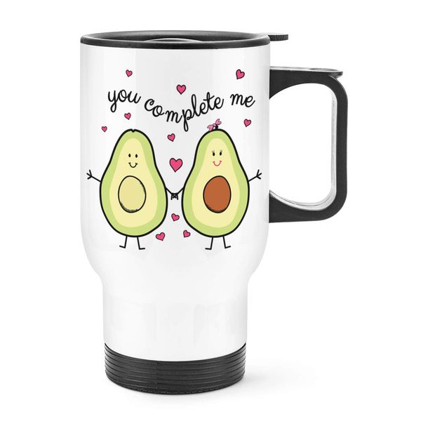 Avocado You Complete Me Travel Mug Cup with Handle