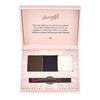 Barry M Cosmetics Fill And Shape Brow Kit Palette, With Styling Soap, Shade Dark
