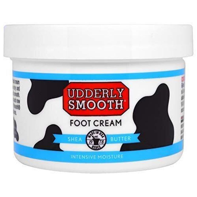 Udderly Smooth Foot Cream Intensive Moisture with Shea Butter Skincare 8 Ounce