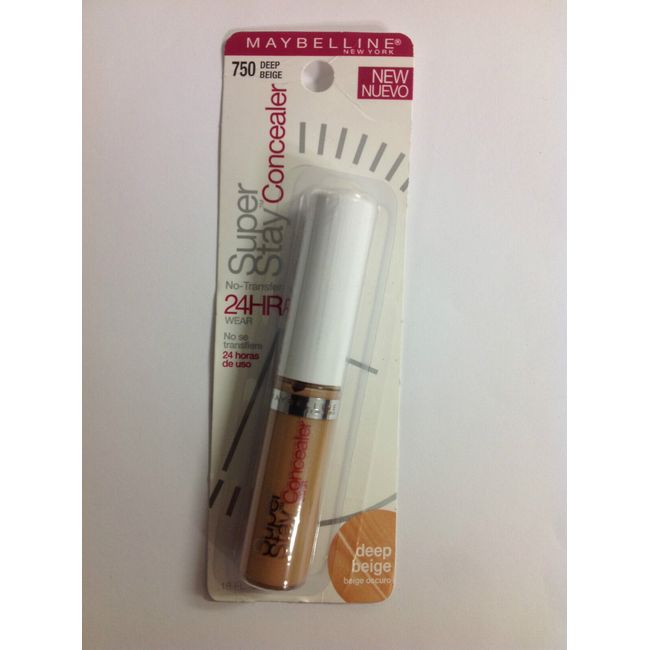 Maybelline SuperStay 24HR Wear Concealer DEEP BEIGE # 750 NEW.