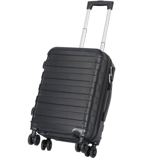 22" Hardside Carry Luggage Carry-On Suitcase Spinner Wheels Scratch-resistant