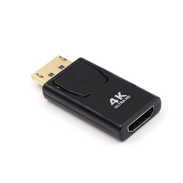 EasyULT DP zu HDMI Adapter, 4K DisplayPort zu HDMI Adapter mit Audioübertragung und Gute Qualität Auflösung