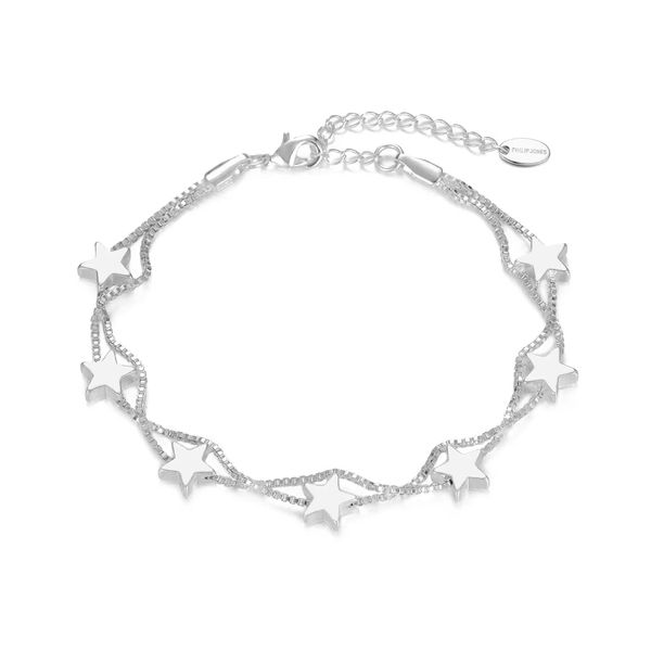 Philip Jones Silver Plated Star Bracelet