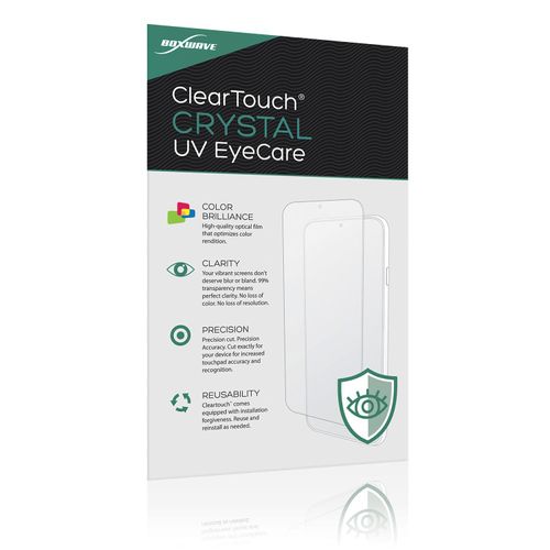 BoxWave Screen Protector Compatible with Yada RoadCam 1080p HD Smart Dash Cam (BT58187-6/2) - ClearTouch Crystal Anti-UV EyeCare (2-Pack), Filters Out Harmful Blue Light Reduce Fatigue