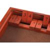 Shut the Box Dice Game，Wooden Board Table Math Game with Lid - 6 Dice - Gift Pac