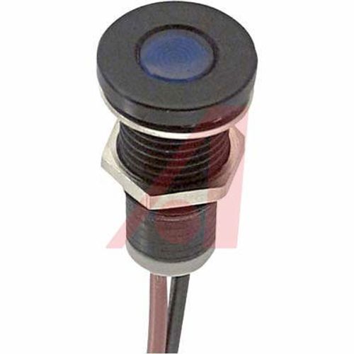 SloanLED 444-246 Indicator PNL-MNT T-1 3/4 LED Water-Resistant Flush- LED Ultra Bright Blue