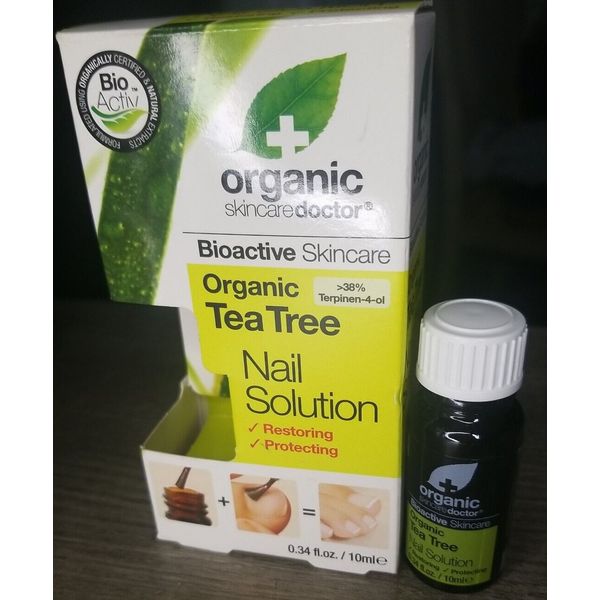 Dr. Organic Bioactive Organic Tea Tree Nail Solution Restoring Conditioning 10ml