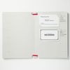 Replug Business Card File Log Book Black Red B02-474