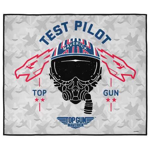 LOGOVISION Top Gun: Maverick Picnic Outdoor Blanket, 50"x60" Test Pilot, Foldable Blanket for Picnic, Beach, Camping, Park, Tailgate