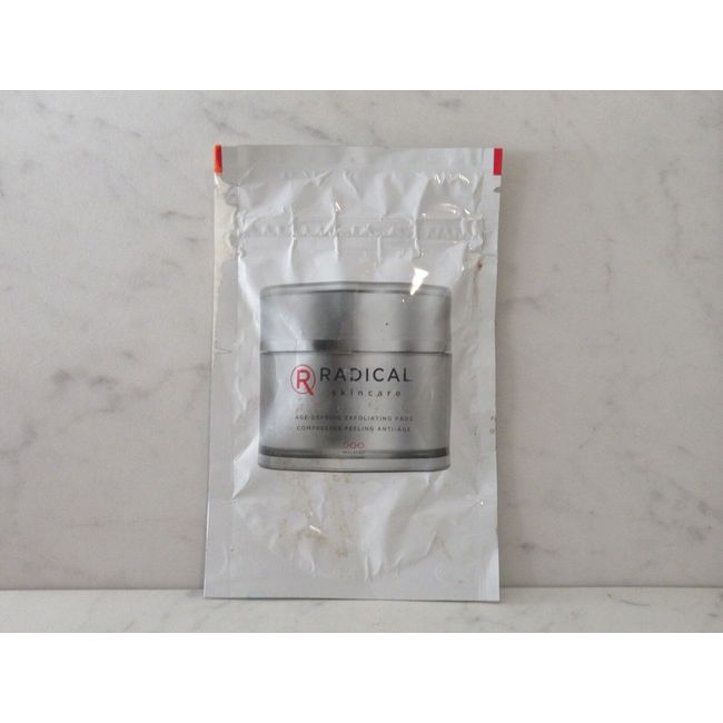 RADICAL AGE-DEFYING EXFOLIATING PADS COMPRESSES PEELING ANTI-AGE 15 PADS 1.2 OZ