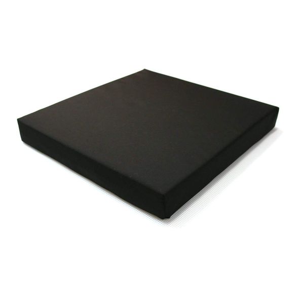 [Waterproof / Washable Fully Use] Made in Japan, High Resilience Wheelchair Cushion, Seat Boom, Black, Anti-Slip, Made in Japan