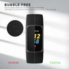 Tuocal 8 Pack Screen Protector Compatible with Fitbit Charge 6 Screen Protector Fitbit Charge 5 Screen Protector Soft TPU Full Coverage Support Fingerprint Sensor Anti Bubble Flexible Protective