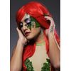 Womens Long Bright Red Poison Ivy Style Wig